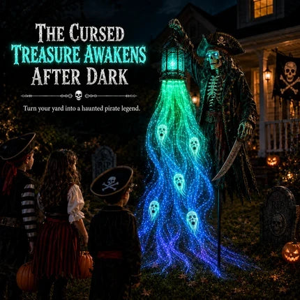 💀Today 49% OFF✨Halloween Soul Harvester Animated Garden Light🏚️