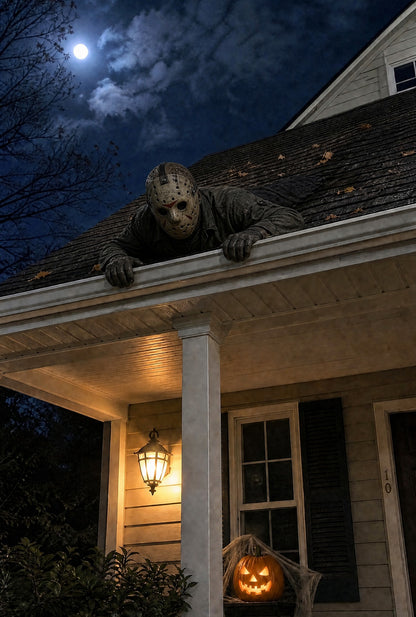 💀Today 49% OFF🎃 Spooky Halloween Figurines Climbing the Eaves