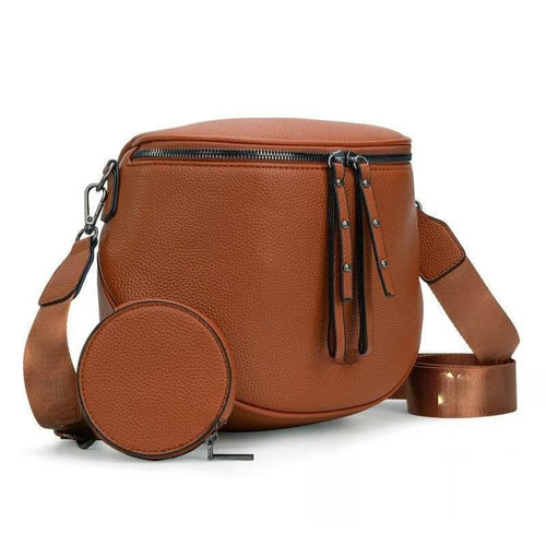 🔥Women's Vintage-Style Saddle Bag with Alligator-Embossed Texture
