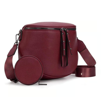 🔥Women's Vintage-Style Saddle Bag with Alligator-Embossed Texture