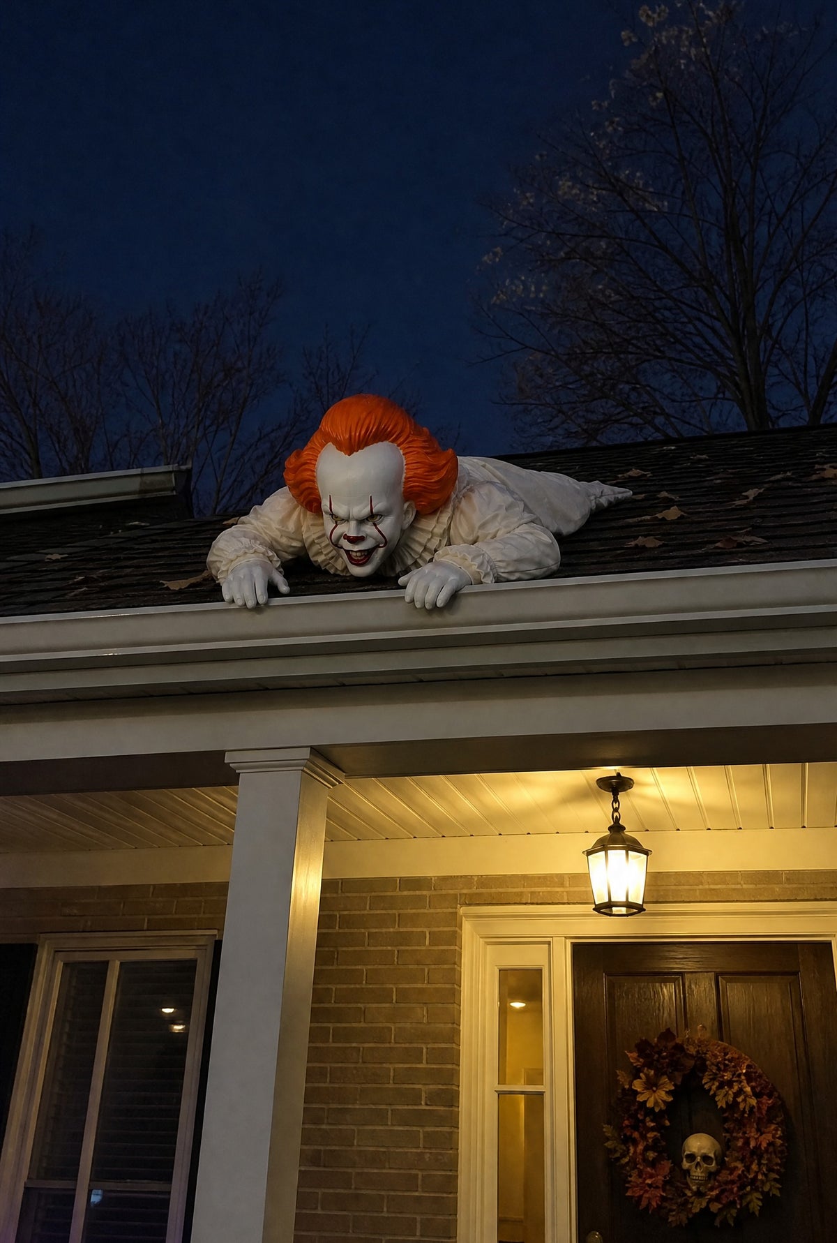 💀Today 49% OFF🎃 Spooky Halloween Figurines Climbing the Eaves